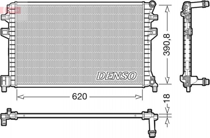 Інтеркулер DENSO DRM02018 (фото 1)