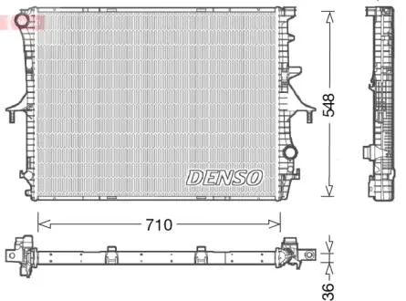 Радіатор DENSO DRM02026