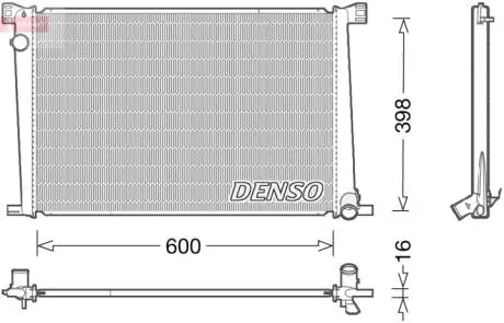 Теплообмінник DENSO DRM05007