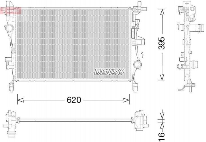 Інтеркулер DENSO DRM09044 (фото 1)