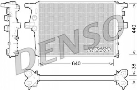 Радіатор двигуна iveco daily v DENSO DRM12008 (фото 1)