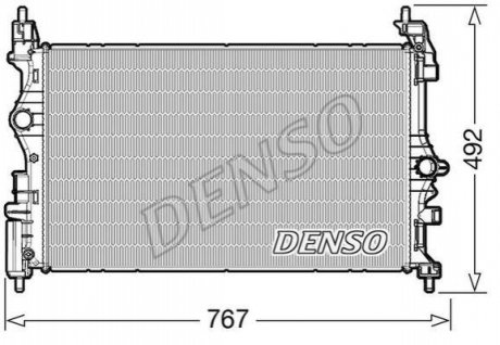 Радиатор двигателя opel corsa e 1.3cdti DENSO DRM20019