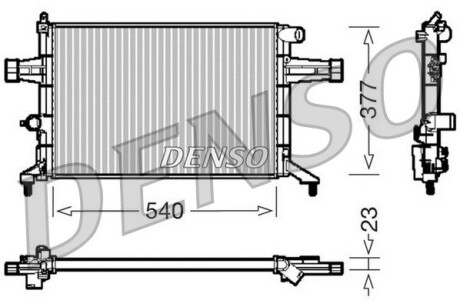 Інтеркулер DENSO DRM20082