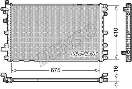 Радиатор охлаждения DENSO DRM20113 (фото 1)