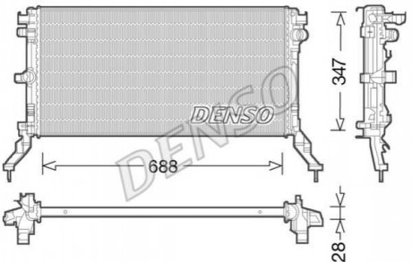 Интеркуллер DENSO DRM23039 (фото 1)