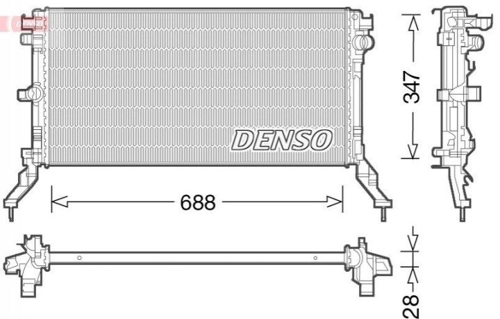 Интеркуллер DENSO DRM23039 (фото 1)