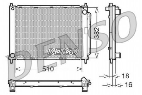Модуль охолодження DENSO DRM23100