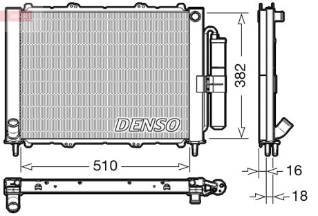 Модуль охолодження DENSO DRM23103