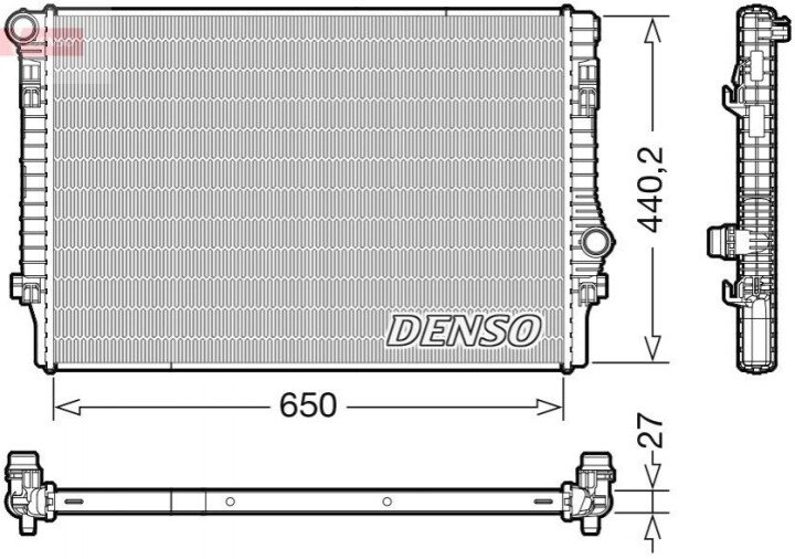 Радиатор, охлаждение двигателя DENSO DRM32049 (фото 1)