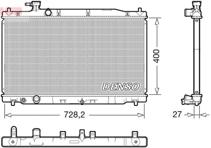 Интеркуллер DENSO DRM40050 (фото 1)