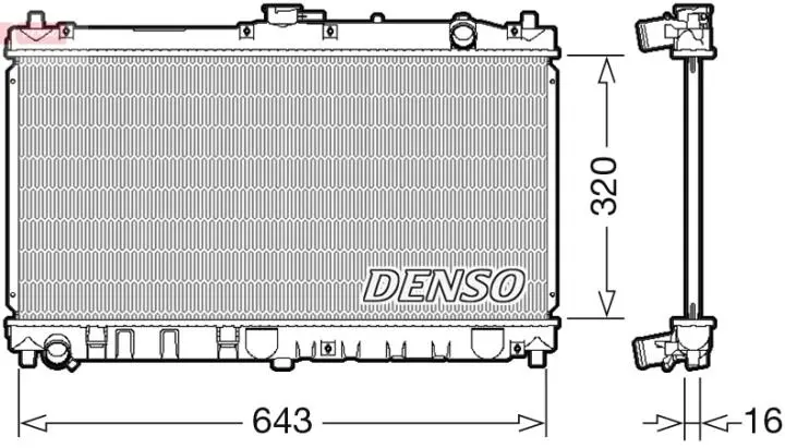 Фото 1 - Теплообменник DENSO DRM44031 Теплообменник DENSO DRM44031 (фото 1)