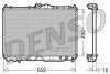 Радіатор, охолодження двигуна DENSO DRM45011 (фото 1)