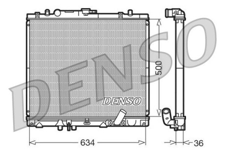 Конденсер DENSO DRM45020