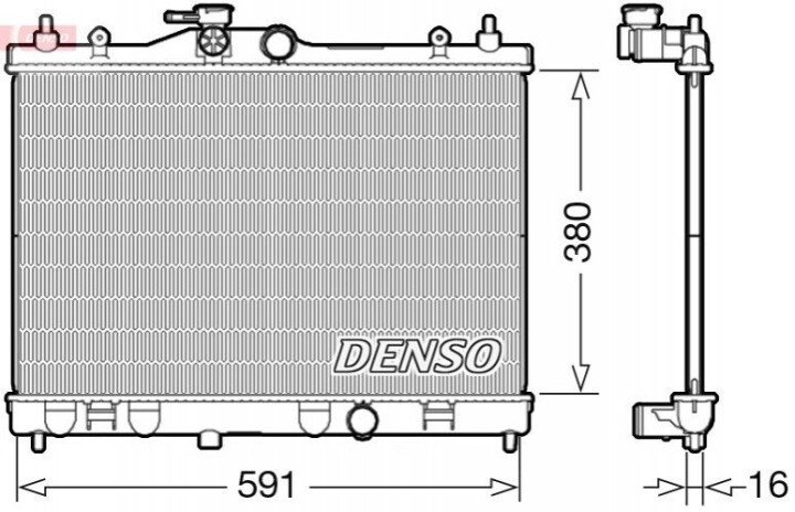 Інтеркулер DENSO DRM46040 (фото 1)