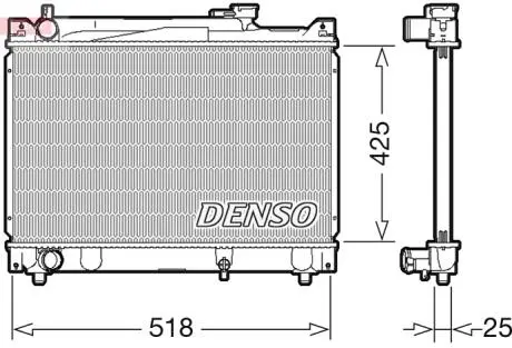 Теплообмінник DENSO DRM47030
