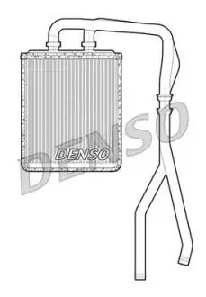 Теплообменник, отопление салона DENSO DRR12010