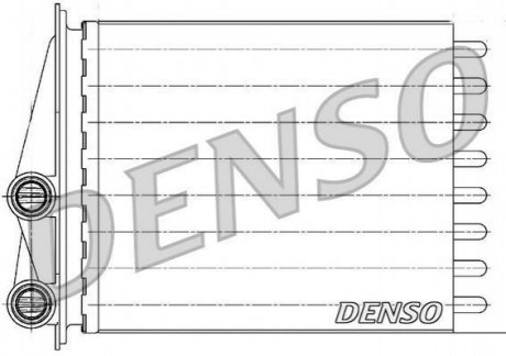 Теплообмінник, опалення салону DENSO DRR23020