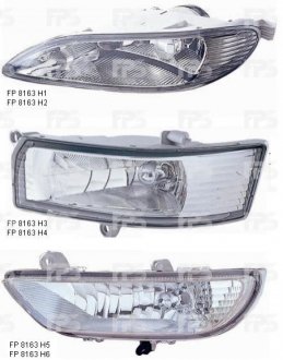 Фара протитуманна з лампою ABAKUS/DEPO/LORO FP 8163 H1-E