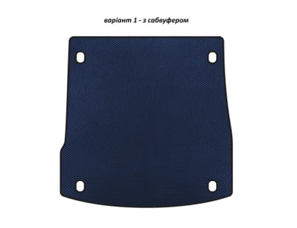 Килимок у багажник EVA V-1 (з сабвуфером, Синій) Alfa Romeo Stelvio Digital Designs EVAB-ALFA-08-22