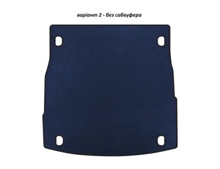 Килимок у багажник EVA V-2 (без сабвуфера, Синій) Alfa Romeo Stelvio Digital Designs EVAB-ALFA-08-V2-22