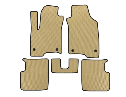 Коврики EVA (Бежевый) Fiat Panda 2011-2023 гг. Digital Designs EVAL-FIA-43-11