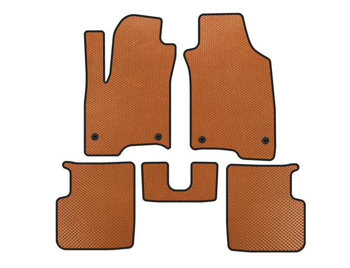 Коврики EVA (Оранжевый) Fiat Panda 2011-2023 гг. Digital Designs EVAL-FIA-43-55 (фото 1)