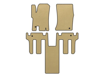 Коврики eva (2 ряда, бежевый) ssang yong rodius Digital Designs EVAL-SY-15-11