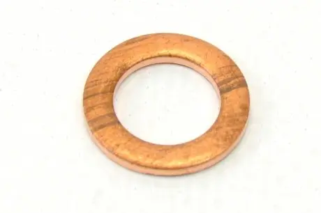 Кольцо тормозного шланга 10,2x16,5x1,5 --- медное DK 10284460