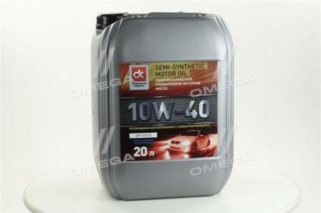 Масло моторное 10W40 SG/CD GAS 20л DK 41071001564