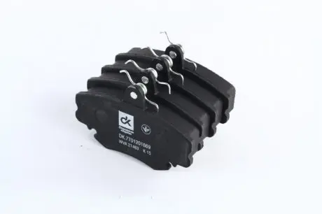 Колодка тормозов. диск. dacia logan 04-передн. <дк> DK DK.7701201669