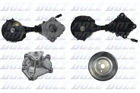 Комплект ГРМ (ремень+ролик+водяной насос) CITROEN C4, C4 GRAND PICASSO I, C4 I, C4 PICASSO I, DS3, DS4, DS5, MINI (R56), (R57), (R58), (R59), CLUBMAN (R55)-1. DOLZ KD173T