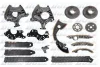 Комплект цепи грм audi a4/a6/a8 2.4/3.2 04-10 (цепь + элементы) DOLZ SKCA128 (фото 1)