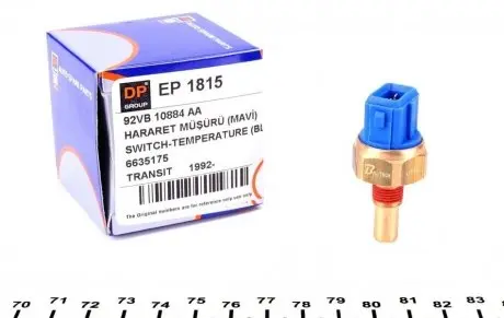 Датчик температуры охлаждающей жидкости ford transit 85-00 (синий) Dp group EP 1815