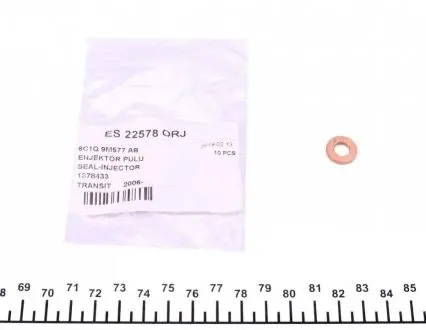 Шайба под форсунку citroen jumper/fiat ducato/ford transit 2.2-2.4 hdi 06- (7x13.8x1.85)(oe ford) Dp group ES 22578 ORJ