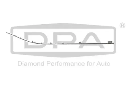 Накладка на задний бампер; центр DPA 88071875202