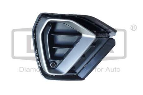 Рамка противотуманной фары передняя правая серая Audi Q3 (19-23) DPA 88071891302