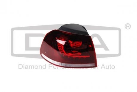 Ліхтар лівий зовнішній LED VW Golf VI (09-13) DPA 89450624902 (фото 1)