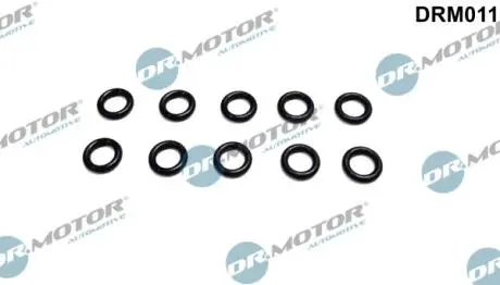 Комплект ущільнюючих кілець, 10шт. для алюмінієвих форсунок bosch та simens DR.MOTOR DRM011