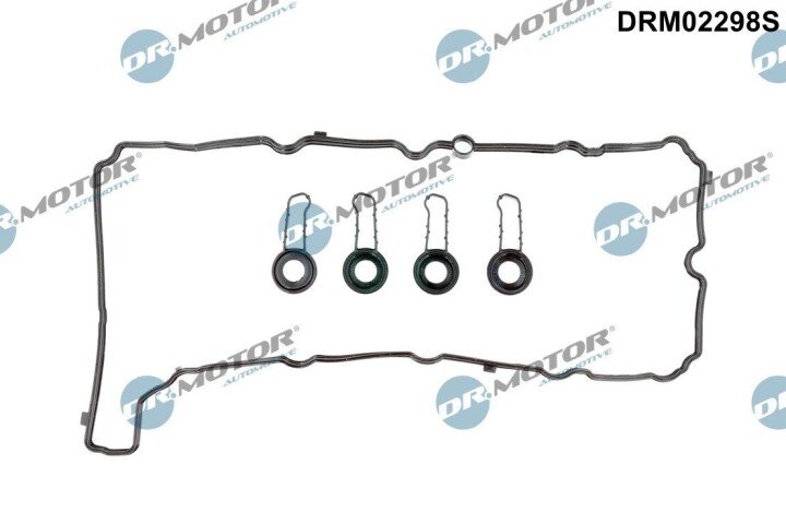 К-т прокладок клапанной крышки 5 элементов DR.MOTOR DRM02298S (фото 1)