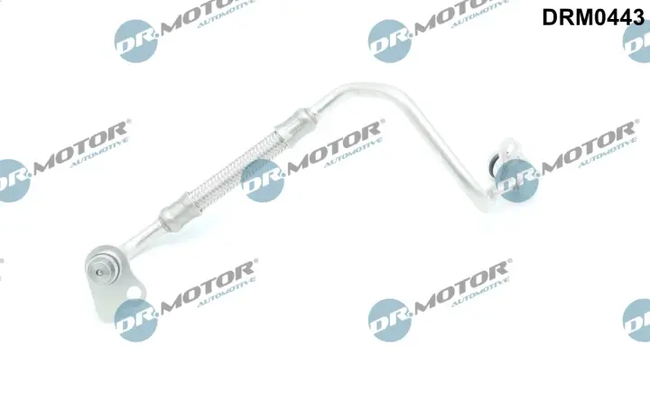 Трубка турбокомпрессора ДВС (черный металл) DR.MOTOR DRM0443 (фото 1)