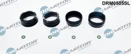 К-т сальников форсунки 4 сальника + 4 уплотняющих кольца DR.MOTOR DRM0505SL