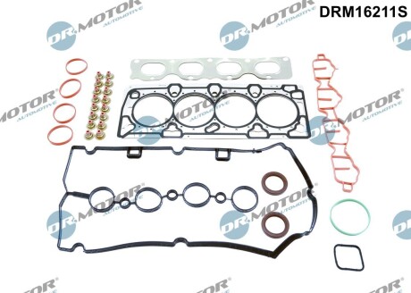 Комплект прокладок двигателя 28 элементов DR.MOTOR DRM16211S (фото 1)