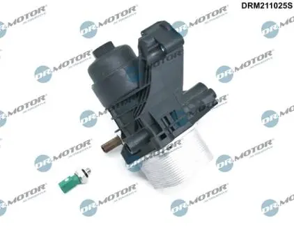 Масляний радіатор з корпусом фільтра DR.MOTOR DRM211025S