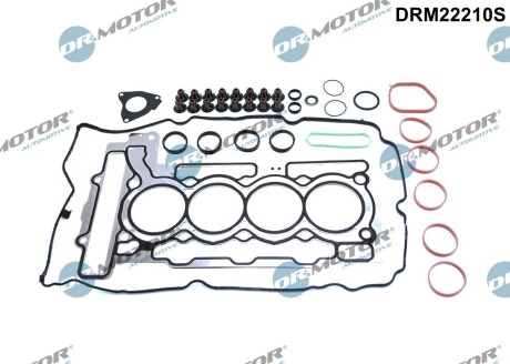 Комплект прокладок из разных материалов DR.MOTOR DRM22210S