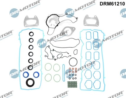 Комплект прокладок из разных материалов DR.MOTOR DRM61210