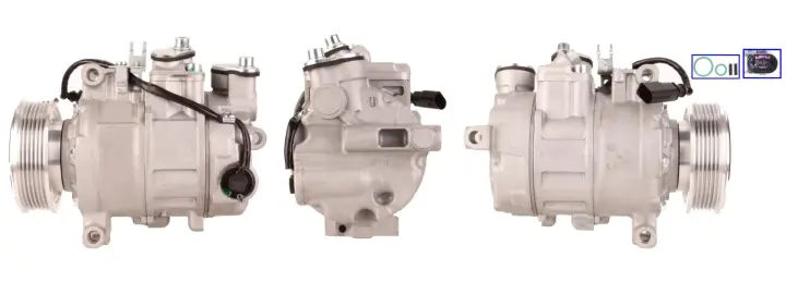 Фото 1 - Компресор кондиціонера DRI 700510133 Компресор кондиціонера DRI 700510133 (фото 1)