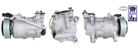 Компрессор кондиционера BMW 5 (F10-G30-F90-F11-G31)-X5 (F15-F85-G05-F95) 1.6-3.0 B47-B57 10- DRI 700511052