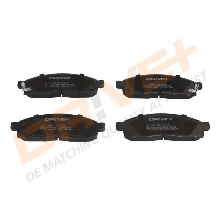 Фото 1 - Гальмівні колодки (набір) Drive+ DP1010100374 Гальмівні колодки (набір) Drive+ DP1010100374 (фото 1)