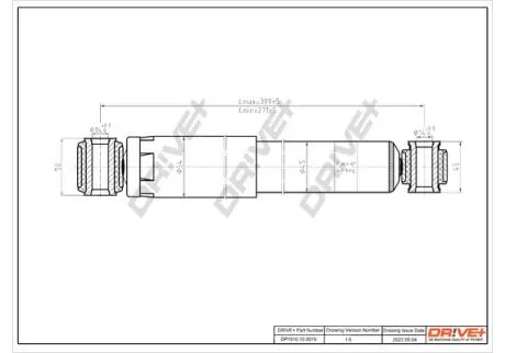 Амортизатор (задний) Drive+ DP1610100019