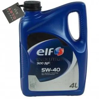 Моторное масло Evolution 900 NF 5W40 4л ELF 194873